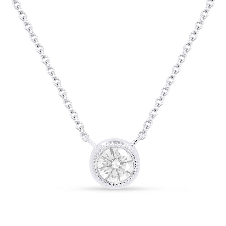 Beautiful Hand Crafted 14K White Gold  Lumina Collection Necklace