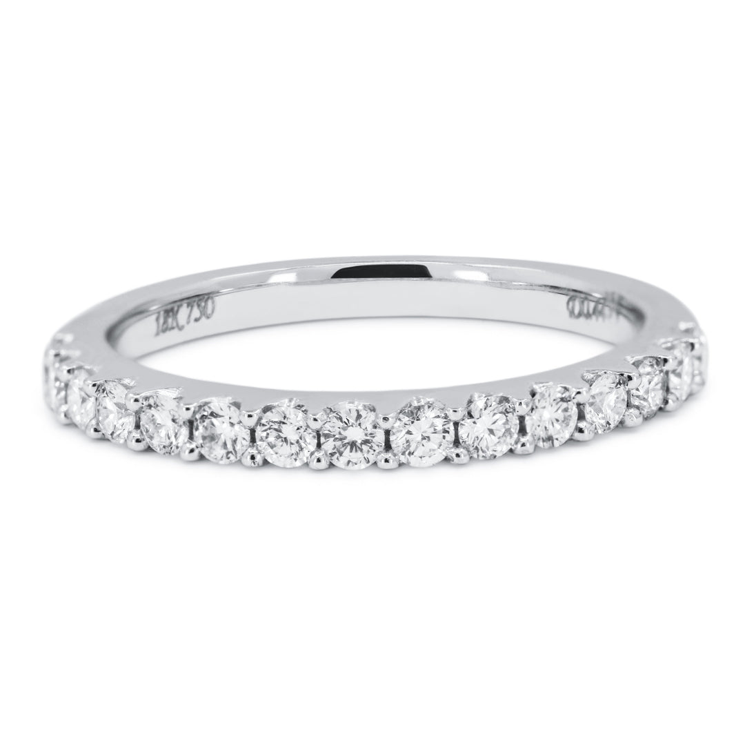 Beautiful Hand Crafted 14K White Gold  Bridal Collection Ring