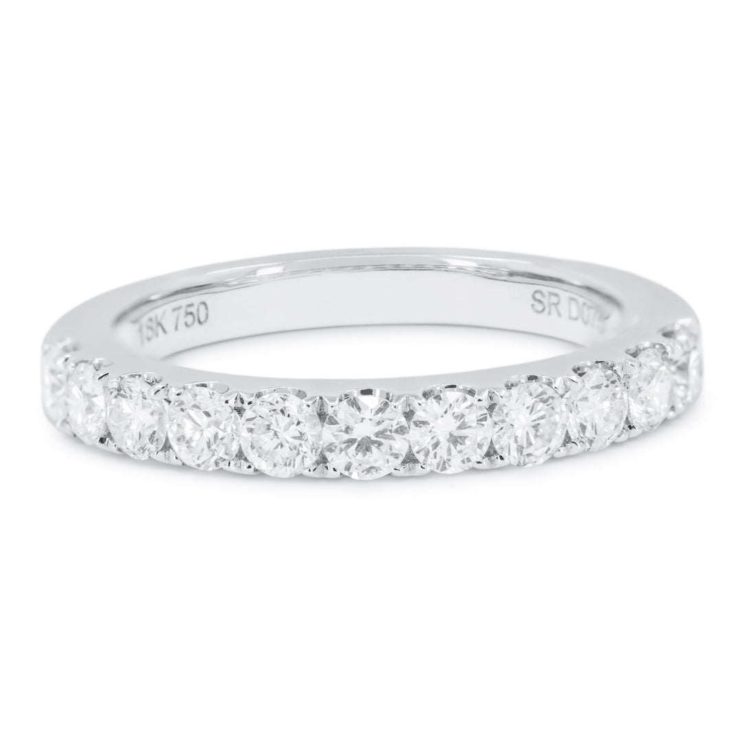Beautiful Hand Crafted 14K White Gold  Bridal Collection Ring