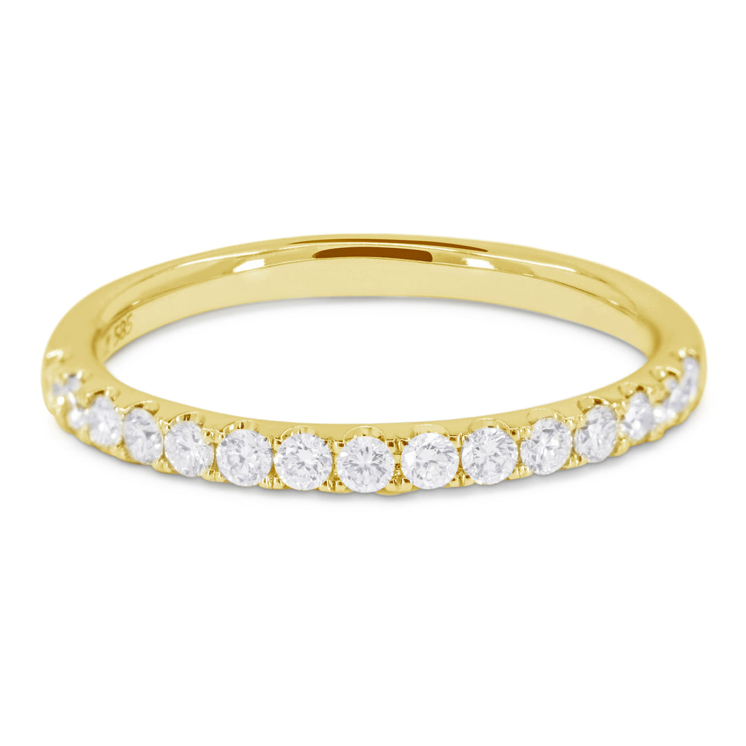 Beautiful Hand Crafted 14K Yellow Gold   And Diamond Bridal Collection Ring