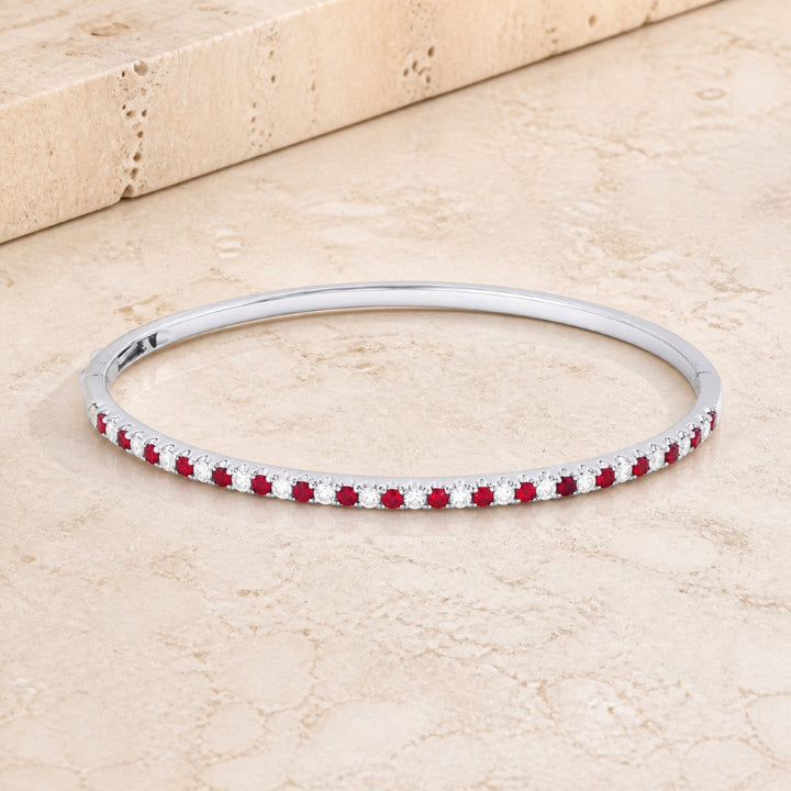B1017 - 14K Gold Diamond Bangle