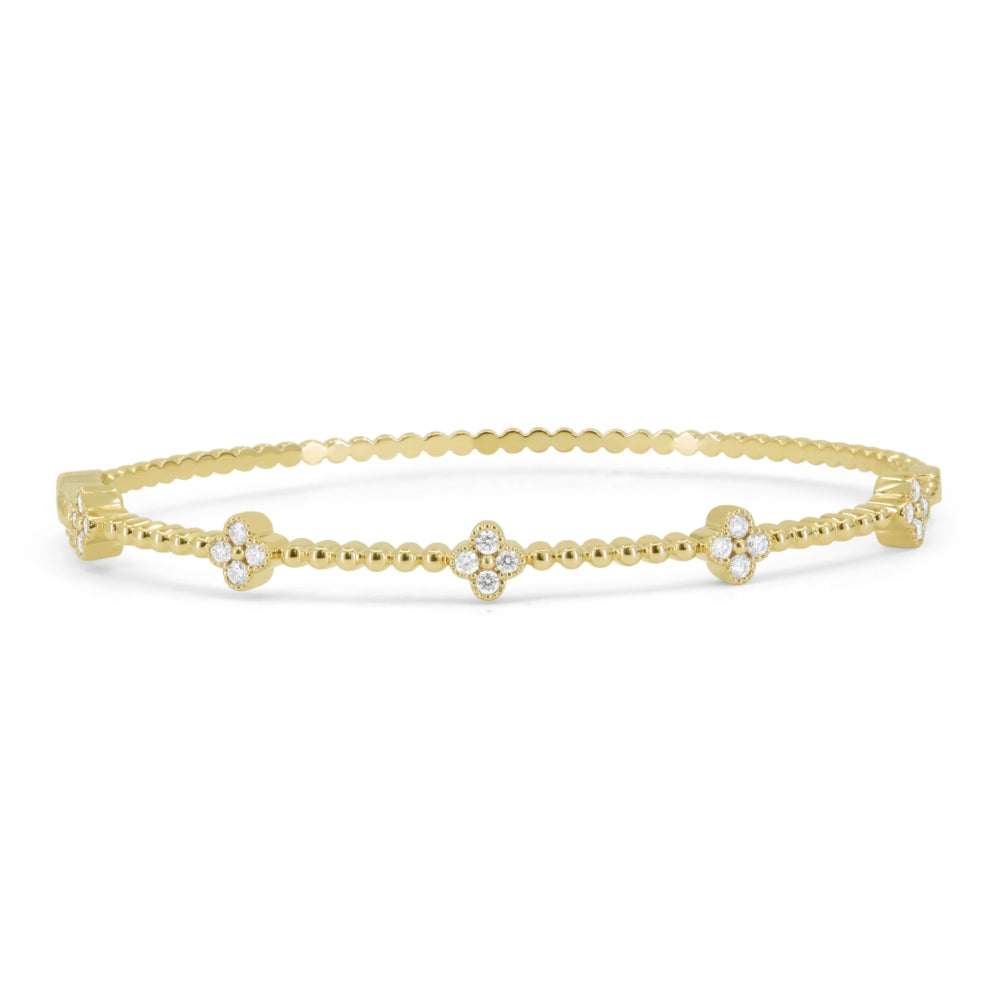 B1057 Yellow Gold White Diamond Bangle Milano Collection 2024 UPDATED-21-Apr-2026 wholesale-only B1057Y
