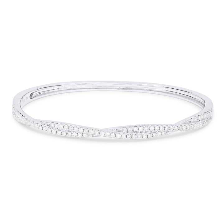B1102 White Gold White Diamond Bangle Milano Collection 2019 retail-facing Round Shape UPDATED-21-Apr-2026 B1102W