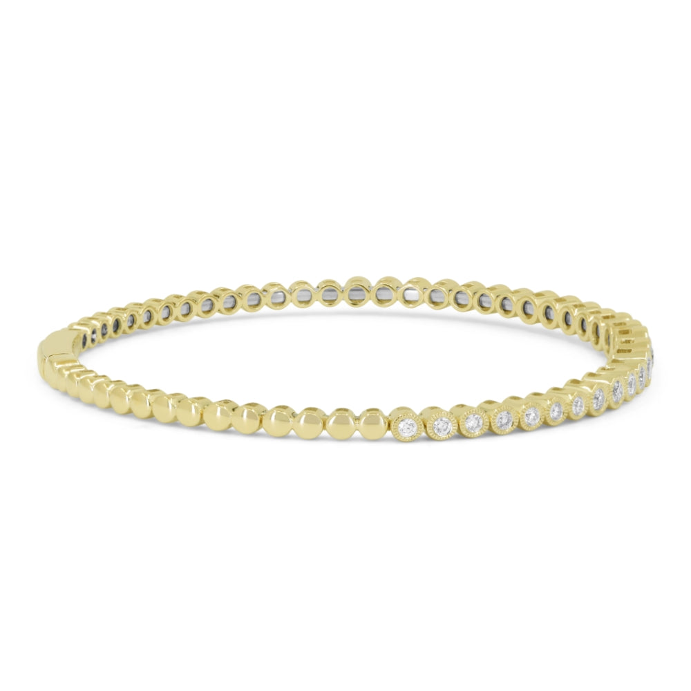 B1130 Yellow Gold White Diamond Bangle Milano Collection 2025 UPDATED-21-Apr-2026 wholesale-only B1130Y_2