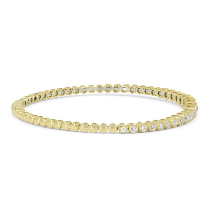 B1130 Yellow Gold White Diamond Bangle Milano Collection 2025 UPDATED-21-Apr-2026 wholesale-only B1130Y_2