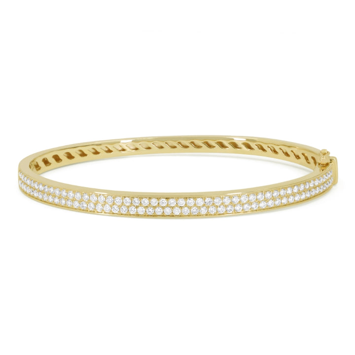 B1146 Yellow Gold White Diamond Bangle Milano Collection 2025 UPDATED-21-Apr-2026 wholesale-only B1146Y