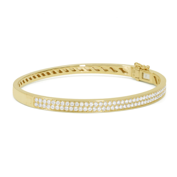 B1146 Yellow Gold White Diamond Bangle Milano Collection 2025 UPDATED-21-Apr-2026 wholesale-only B1146Y_2