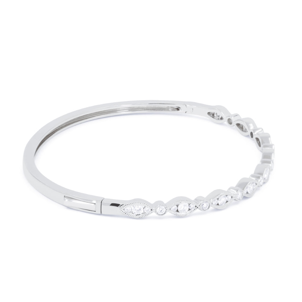 B1168 White Gold White Diamond Bangle Milano Collection 2021 Round Shape UPDATED-21-Apr-2026 wholesale-only B1168W_2