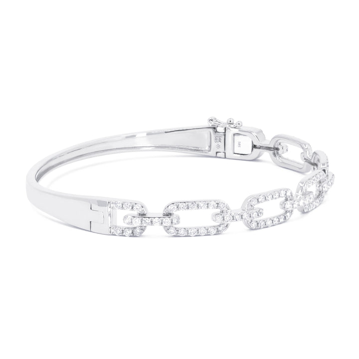 B1177 White Gold White Diamond Bangle Milano Collection 2021 Paperclip Design Round Shape UPDATED-21-Apr-2026 wholesale-only B1177W_2