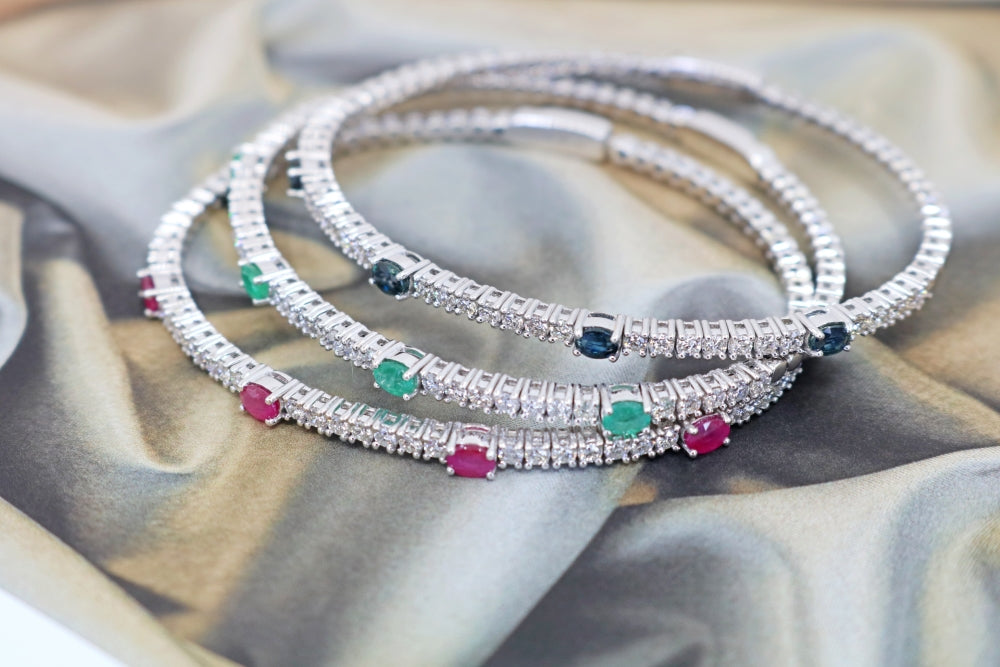 B1180 White Gold Ruby Bangle Arianna Collection 2021 Oval Shape UPDATED-21-Apr-2026 wholesale-only B1180RUW_4