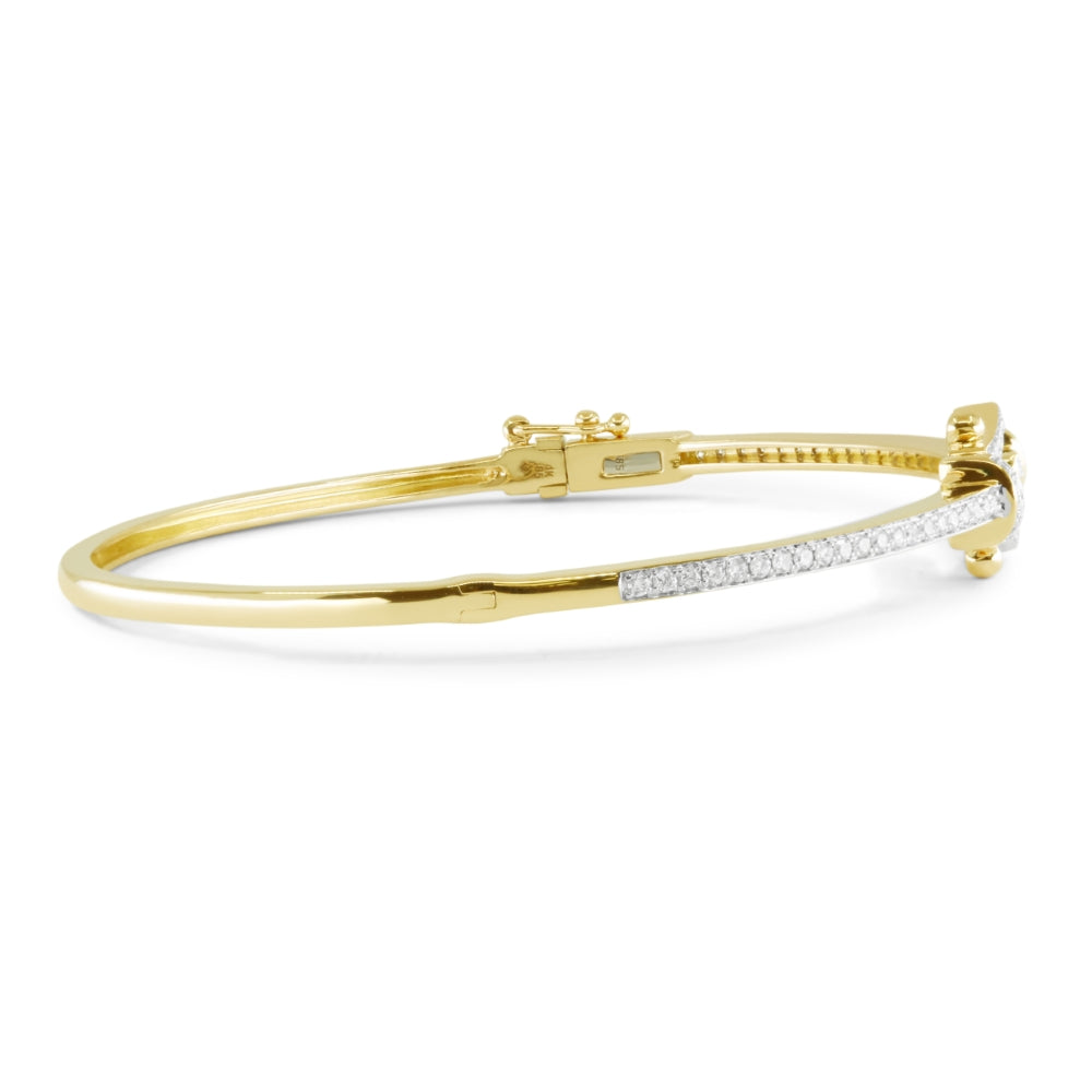 B1182 White And Yellow Gold White Diamond Bangle Milano Collection 2021 Round Shape UPDATED-21-Apr-2026 wholesale-only B1182WY_2