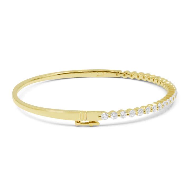 B1191 Yellow Gold White Diamond Bangle Milano Collection 2023 UPDATED-21-Apr-2026 wholesale-only B1191Y_2