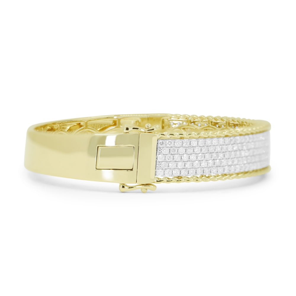 B1193 Yellow Gold White Diamond Bangle Milano Collection 2023 Cocktail Design UPDATED-21-Apr-2026 wholesale-only B1193Y_2