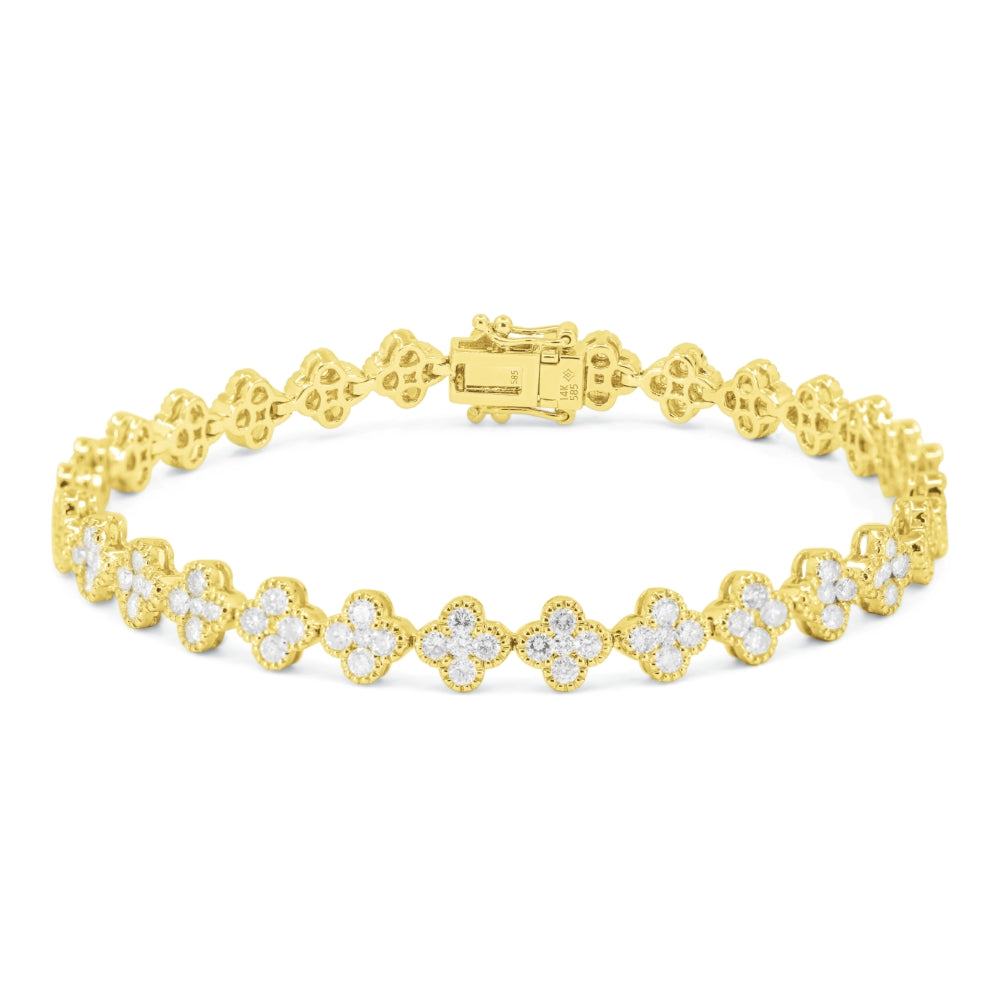 B1216 Yellow Gold White Diamond Bracelet Milano Collection 2024 UPDATED-21-Apr-2026 wholesale-only B1216Y