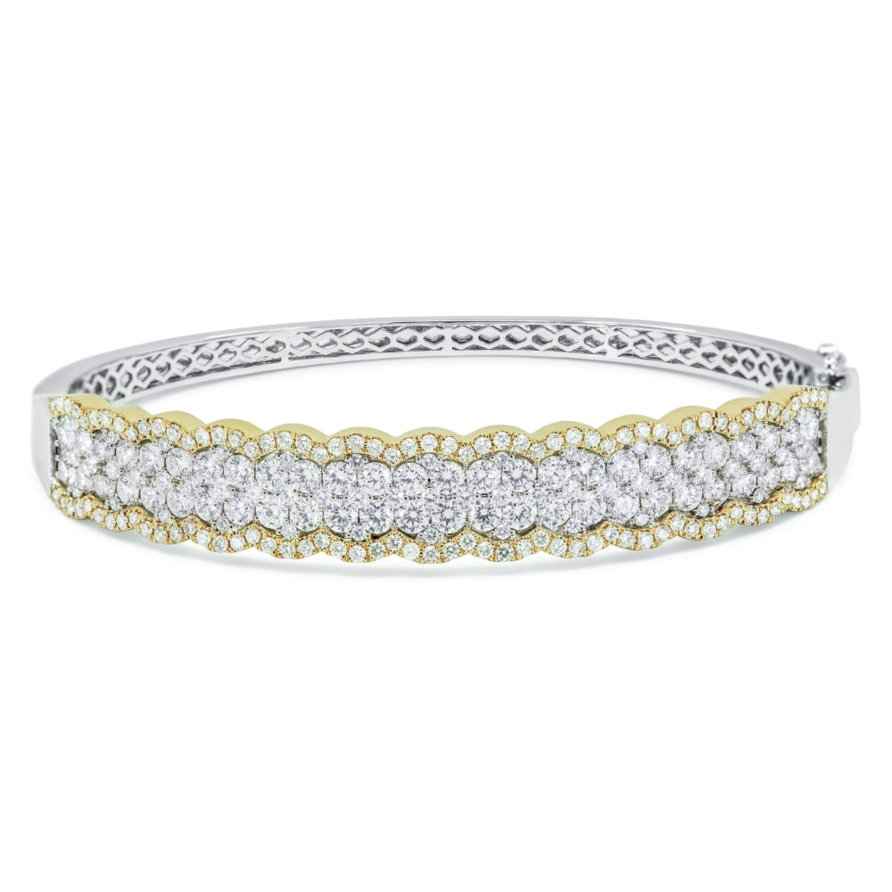 B1217 White And Yellow Gold White Diamond Bangle Milano Collection 2023 UPDATED-21-Apr-2026 wholesale-only B1217WY