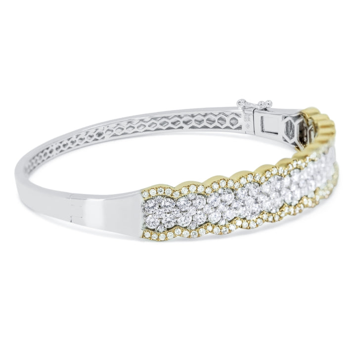 B1217 White And Yellow Gold White Diamond Bangle Milano Collection 2023 UPDATED-21-Apr-2026 wholesale-only B1217WY_2