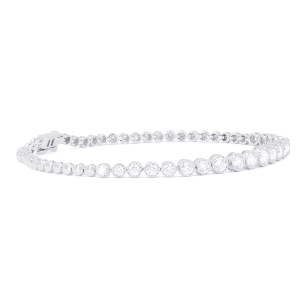 B1233 White Gold White Diamond Bracelet Milano Collection 2023 UPDATED-21-Apr-2026 wholesale-only B1233W_2