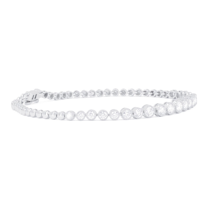 B1233 White Gold White Diamond Bracelet Milano Collection 2023 UPDATED-21-Apr-2026 wholesale-only B1233W_2