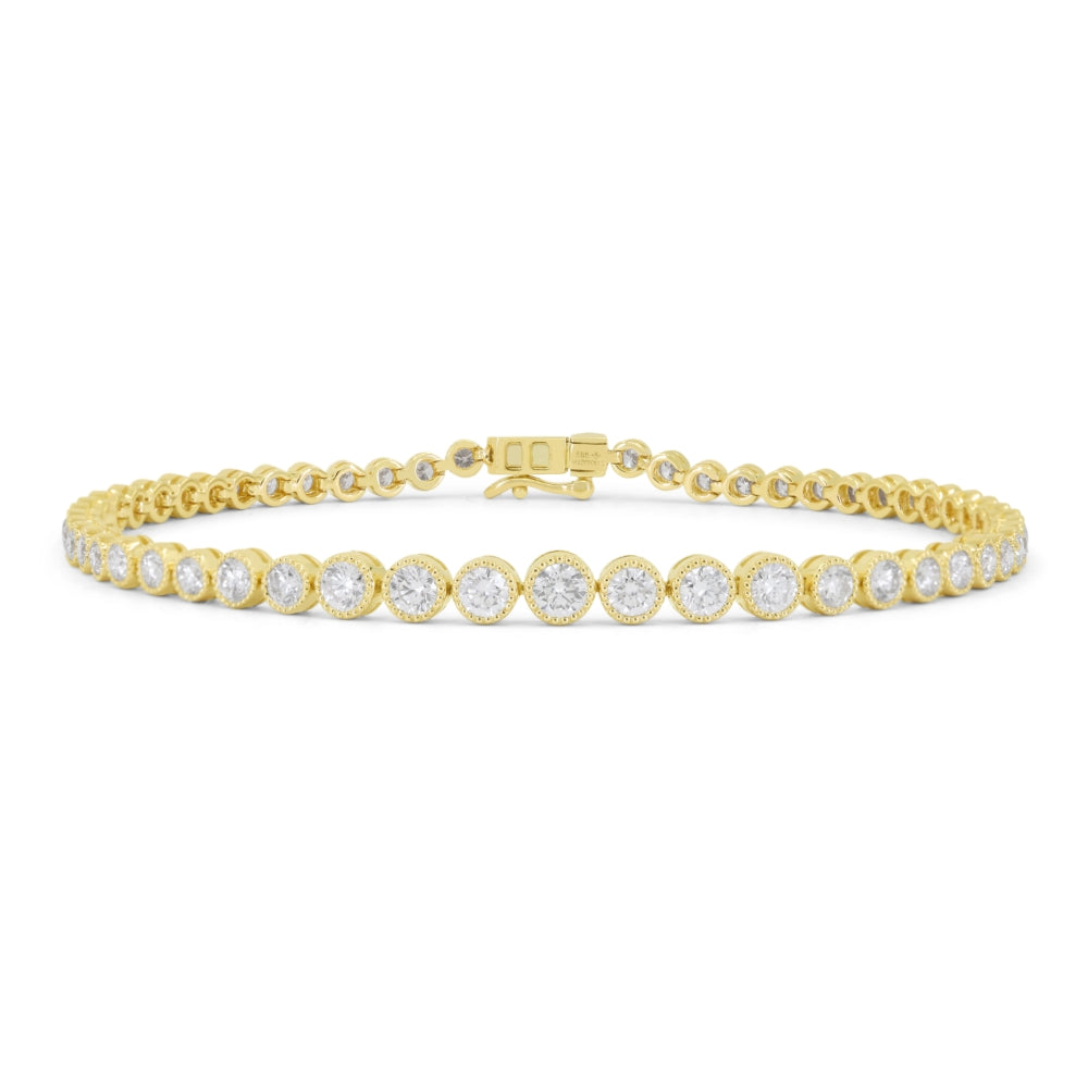 B1234 Yellow Gold White Diamond Bracelet Milano Collection 2023 UPDATED-21-Apr-2026 wholesale-only B1234Y