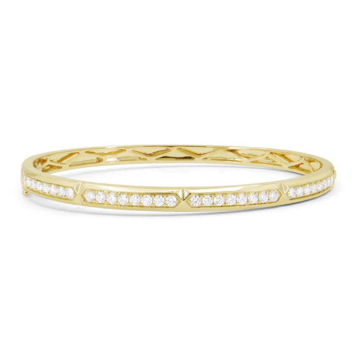 B1240 Yellow Gold White Diamond Bangle Milano Collection 2023 retail-facing UPDATED-21-Apr-2026 B1240Y