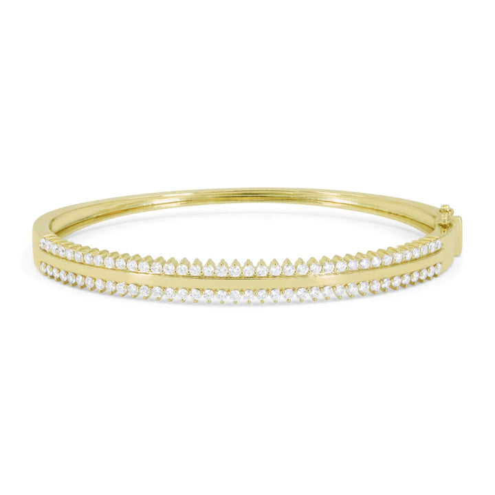 B1245 Yellow Gold White Diamond Bangle Milano Collection 2025 UPDATED-21-Apr-2026 wholesale-only B1245Y
