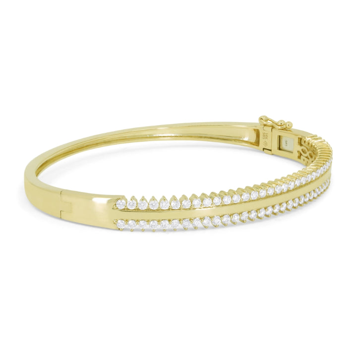 B1245 Yellow Gold White Diamond Bangle Milano Collection 2025 UPDATED-21-Apr-2026 wholesale-only B1245Y_2