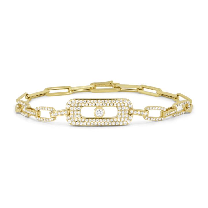 B1254 Yellow Gold White Diamond Bracelet Milano Collection 2024 UPDATED-21-Apr-2026 wholesale-only B1254Y