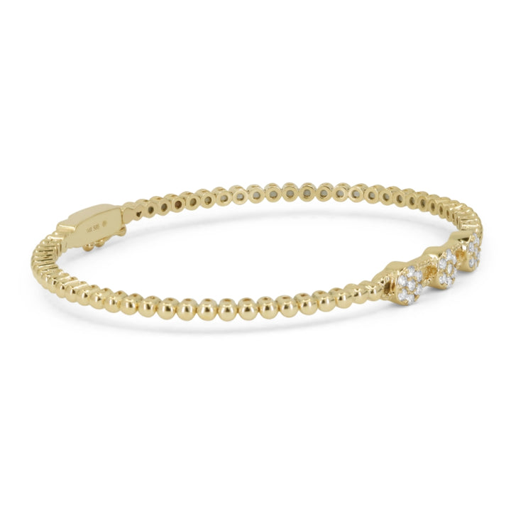 B1255 Yellow Gold White Diamond Bracelet Milano Collection 2024 UPDATED-21-Apr-2026 wholesale-only B1255Y_2