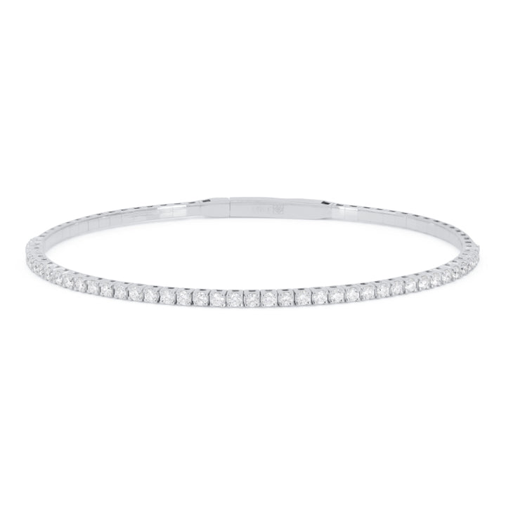 B1267 White Gold White Diamond Bangle Milano Collection 2025 UPDATED-21-Apr-2026 wholesale-only B1267W