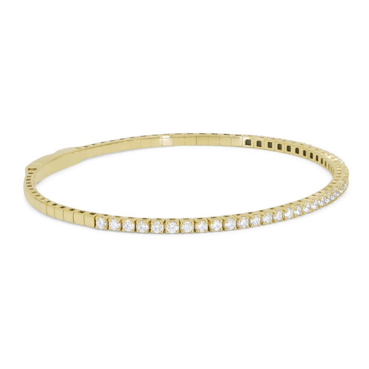B1267 Yellow Gold White Diamond Bangle Milano Collection 2025 UPDATED-21-Apr-2026 wholesale-only B1267Y_2