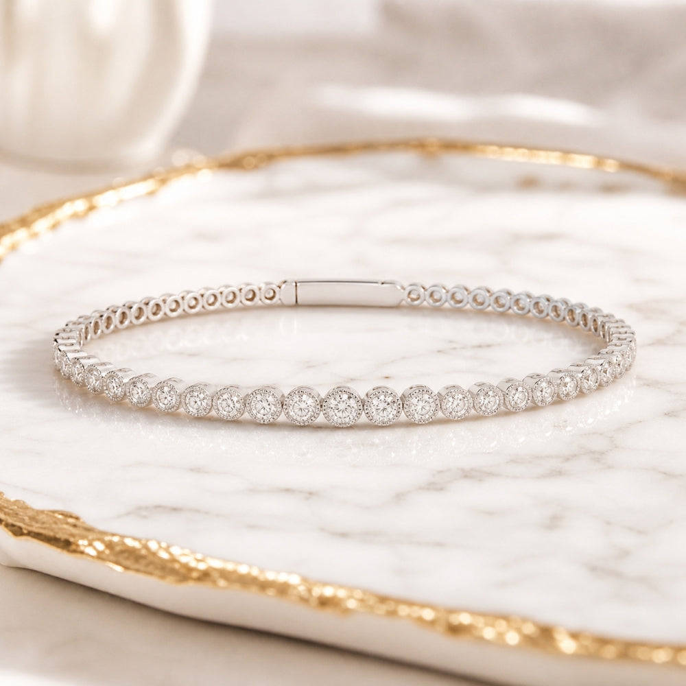 B1279 - 14K Gold Bangle - style B1279W