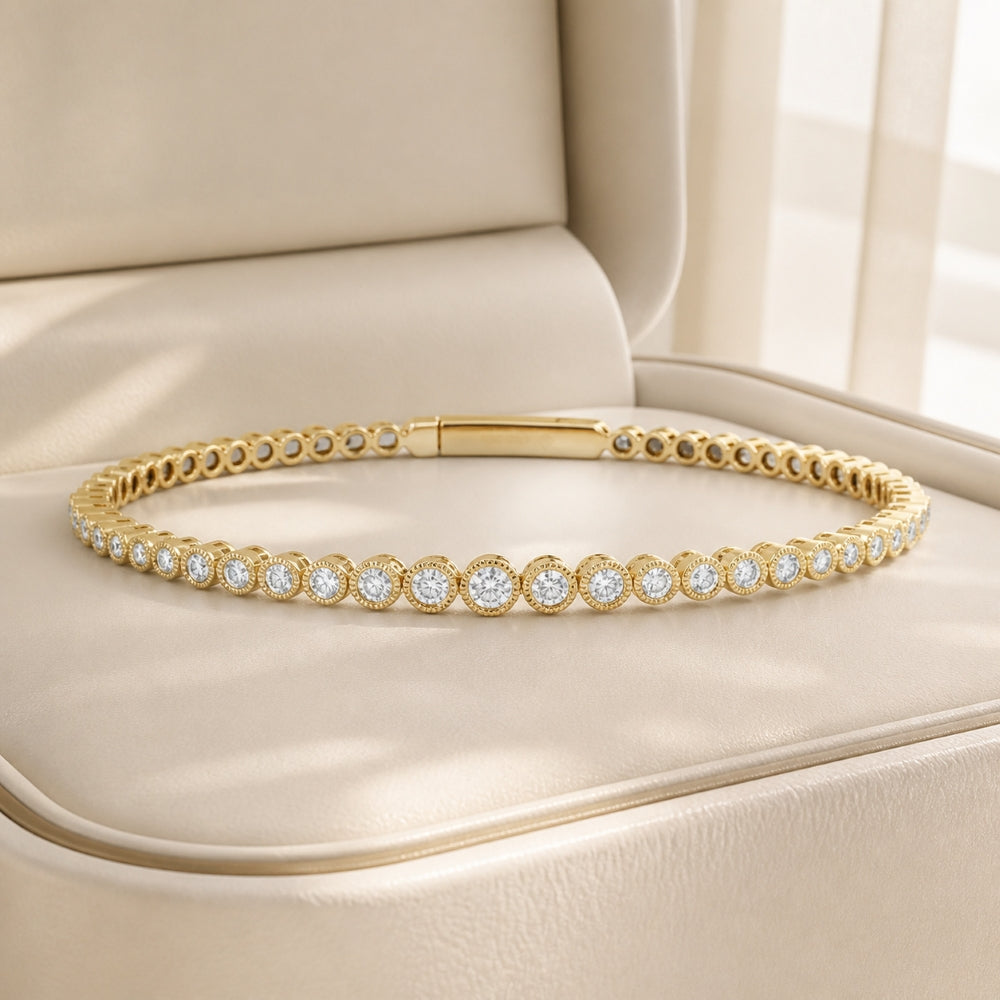B1279 - 14K Gold Bangle - style B1279Y