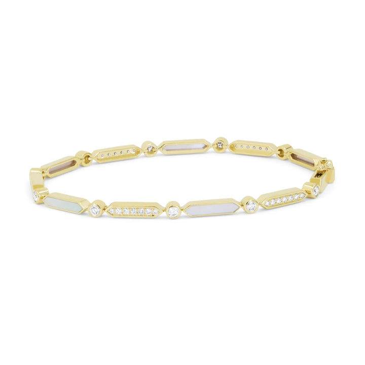 Madison L 14K Yellow Gold Turquoise Bracelet - style B1286TQY
