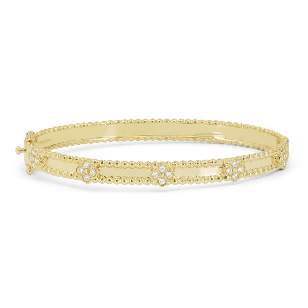 Madison L 14K Yellow Gold Diamond Bracelet - style B1289Y