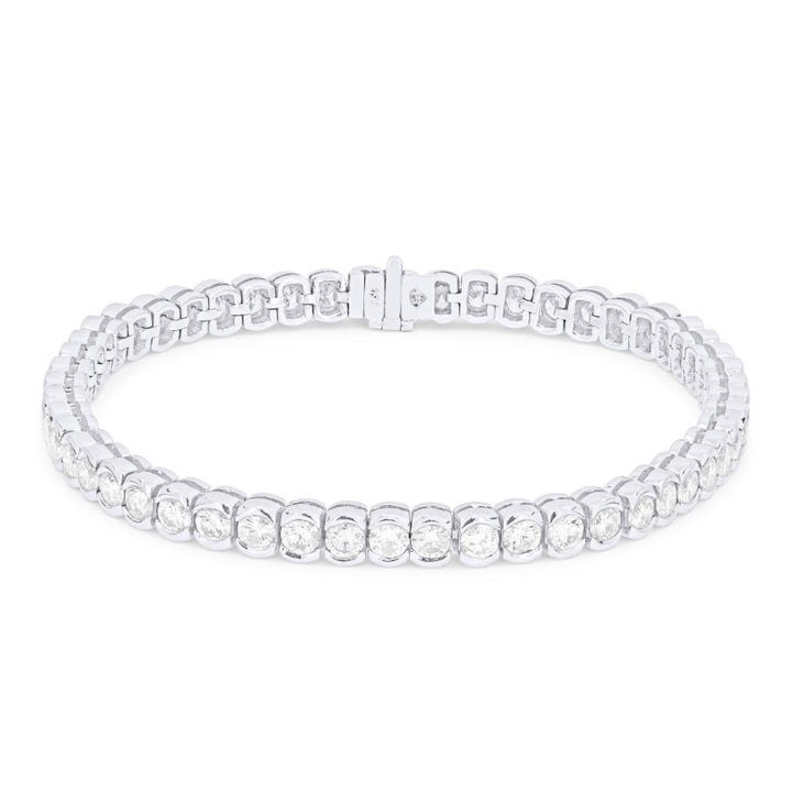Madison L 18K White Gold Diamond Bracelet - style DB1915