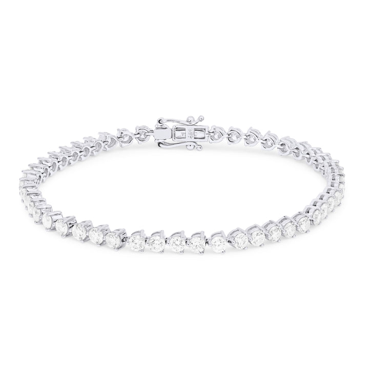 Madison L 18K White Gold Diamond Tennis Bracelet - style DB2150