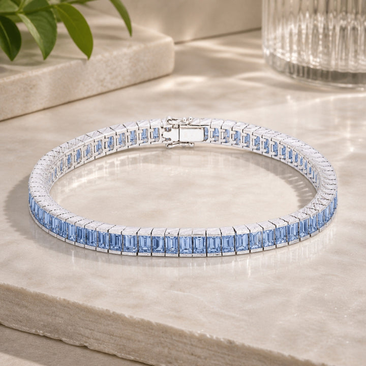 DB2566 - 18K White Gold Diamond Bracelet