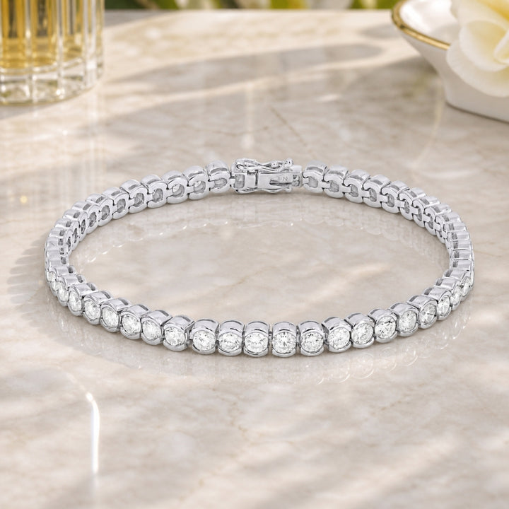 DB2604 - 18K White Gold Diamond Bracelet