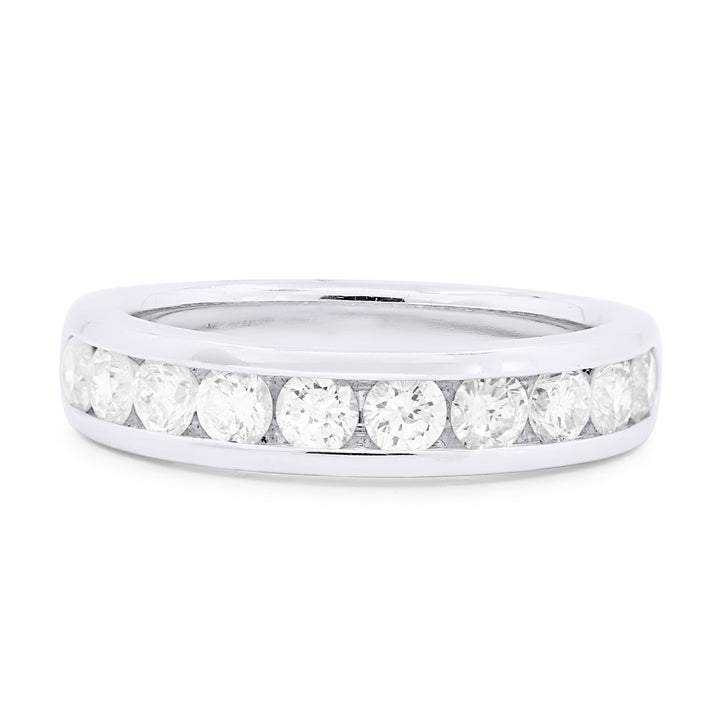 Beautiful Hand Crafted 14K White Gold White Diamond Aspen Collection Ring