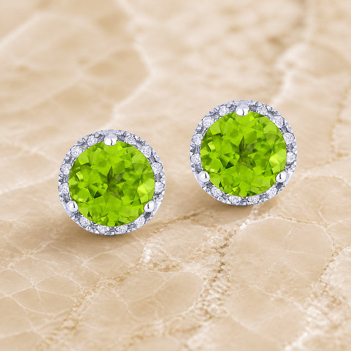 E1023 - 14K Gold Round Stud Earrings