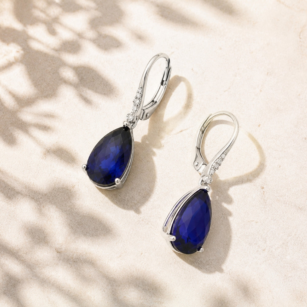 E1031 - 14K Gold Pear Drop Earrings