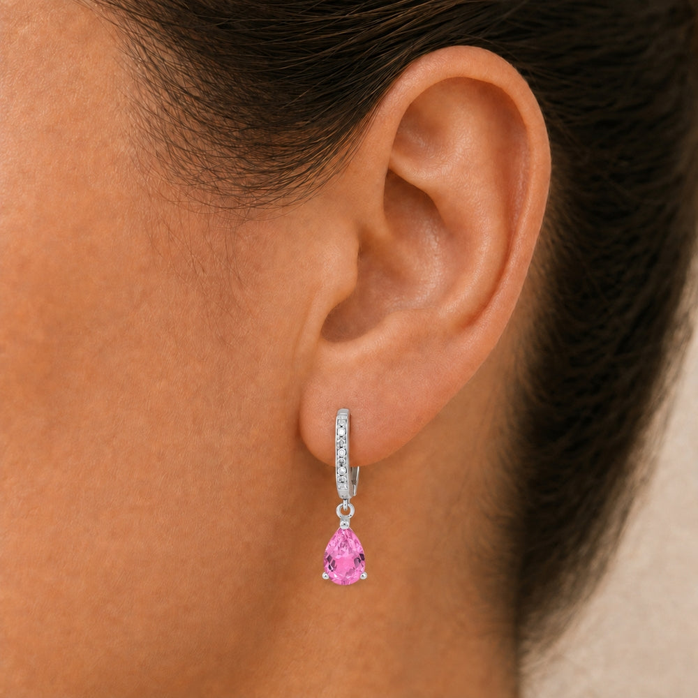E1469 - 14K Gold Pear Drop Earrings