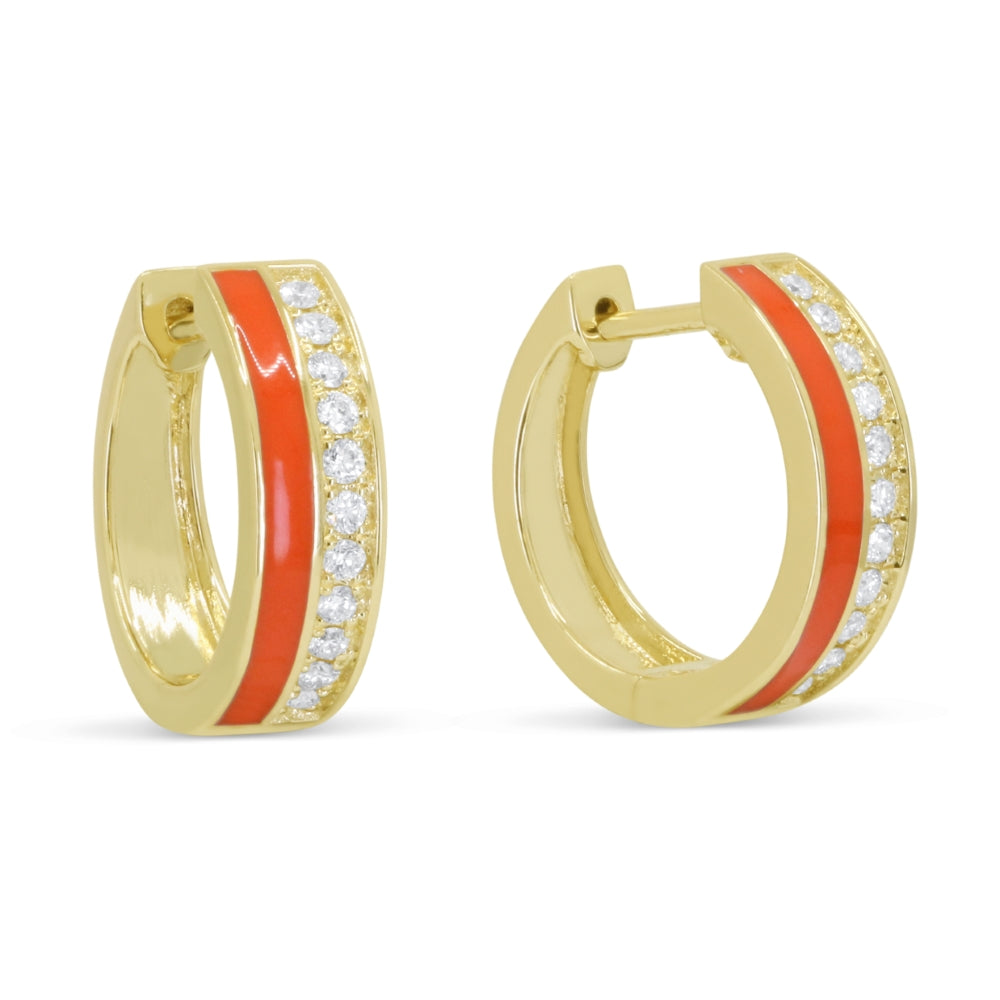 Beautiful Hand Crafted 14K Yellow Gold White Diamond Milano Collection