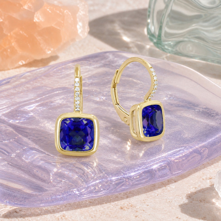 E1907 - 14K Yellow Gold Drop Earrings