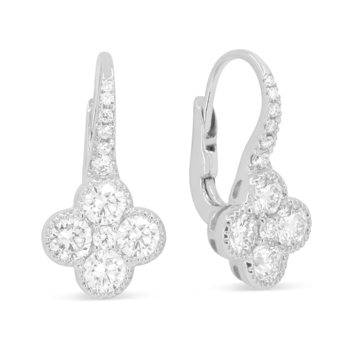 Beautiful Hand Crafted 14K White Gold White Diamond Lumina Collection