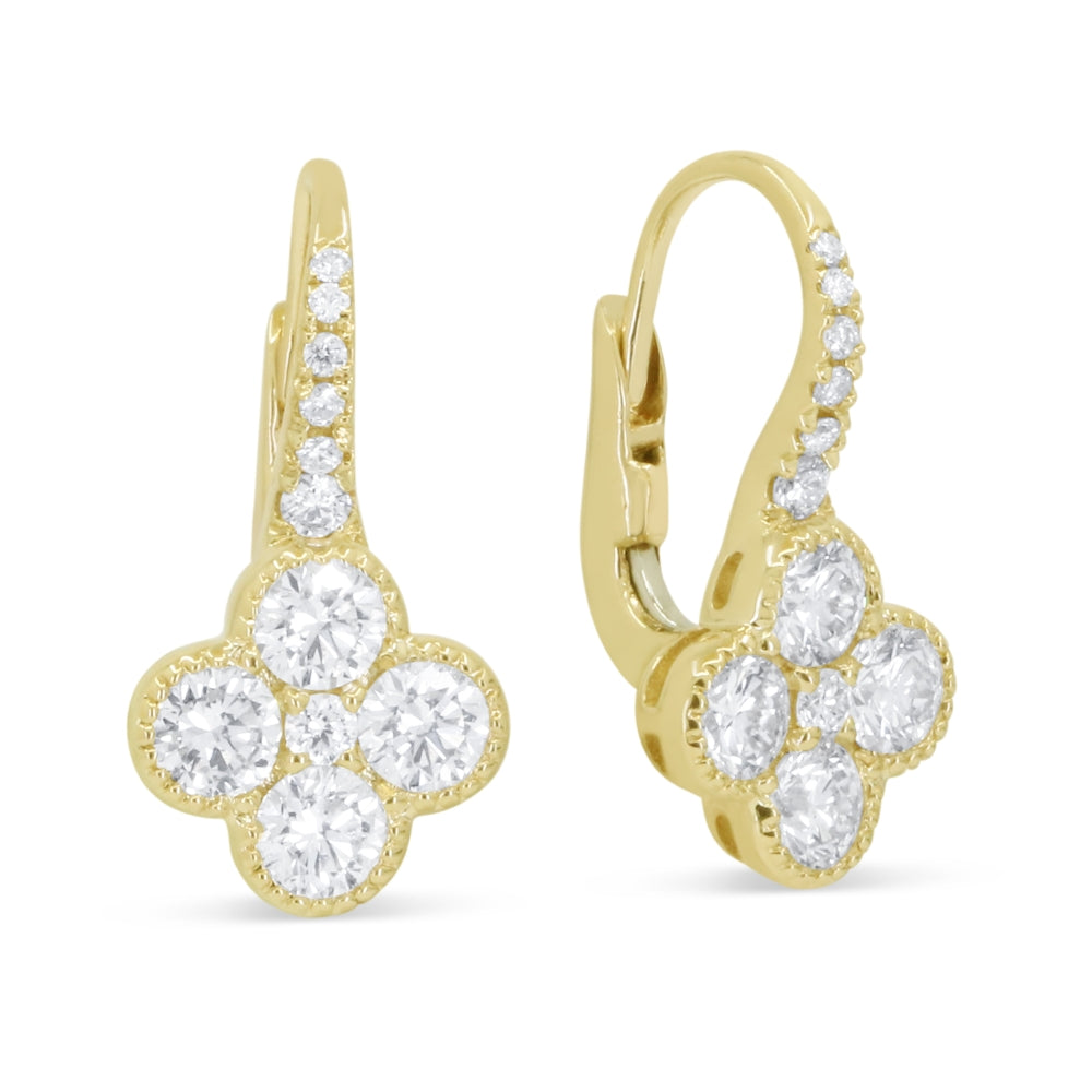 Beautiful Hand Crafted 14K Yellow Gold White Diamond Lumina Collection