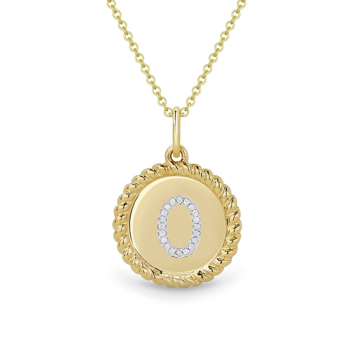 Beautiful Hand Crafted 14K Yellow Gold  Yellow Gold And Diamond Milano Collection Pendant