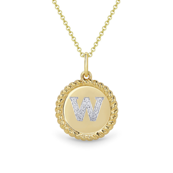 Beautiful Hand Crafted 14K Yellow Gold  Yellow Gold And Diamond Milano Collection Pendant