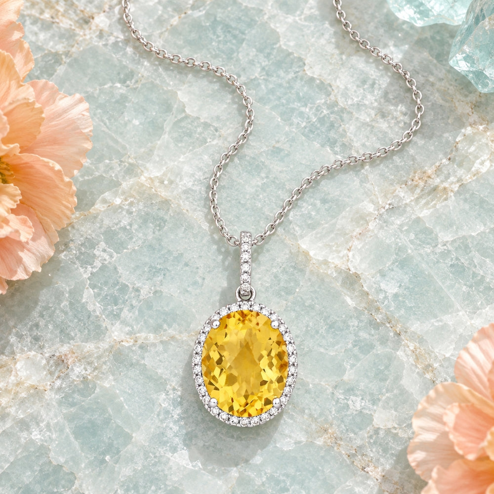 N1027 - 14K Gold Oval Pendant