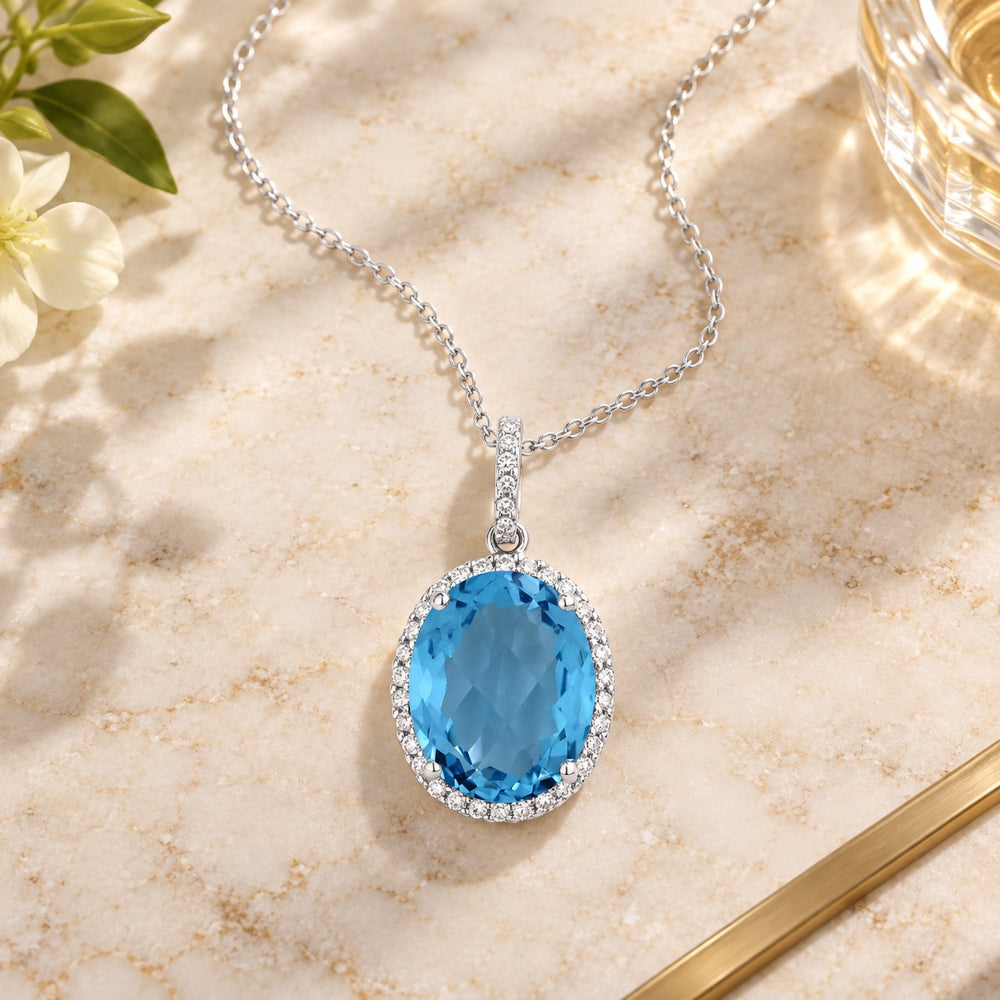 N1027 - 14K Gold Oval Pendant